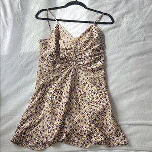 Floral Spaghetti Strap Dress Zara